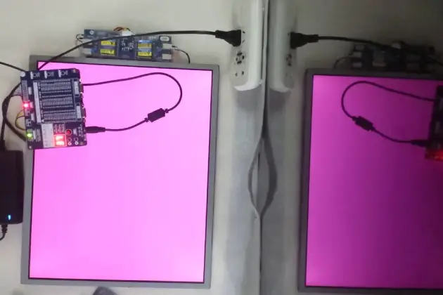 Screen testing in progress